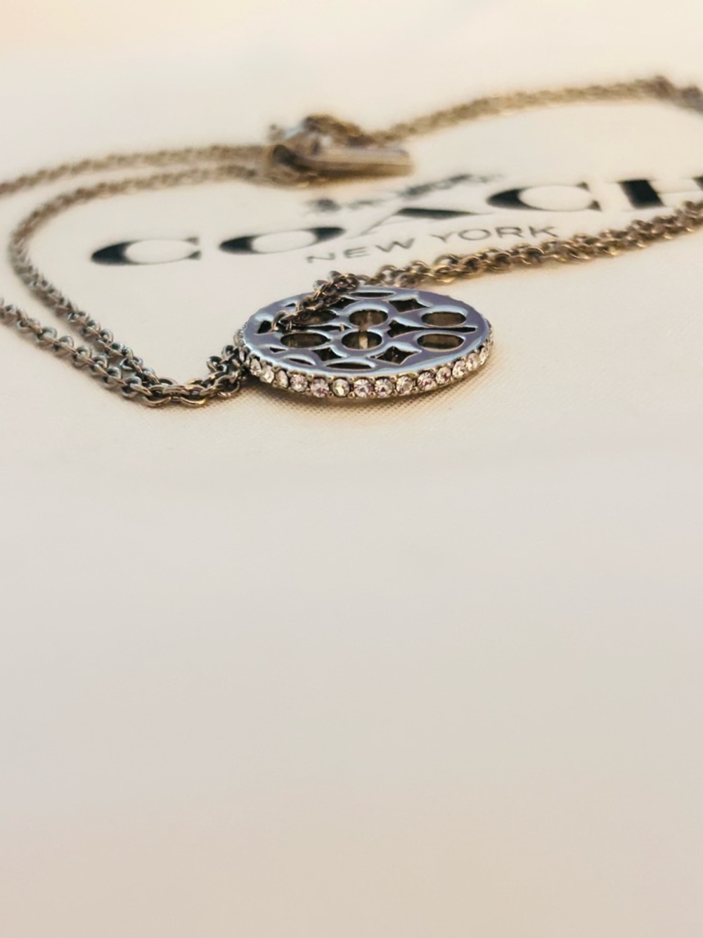 Coach Swarovski Charm Necklace ( NECKLACE ONLY ) - Picture 10 of 12